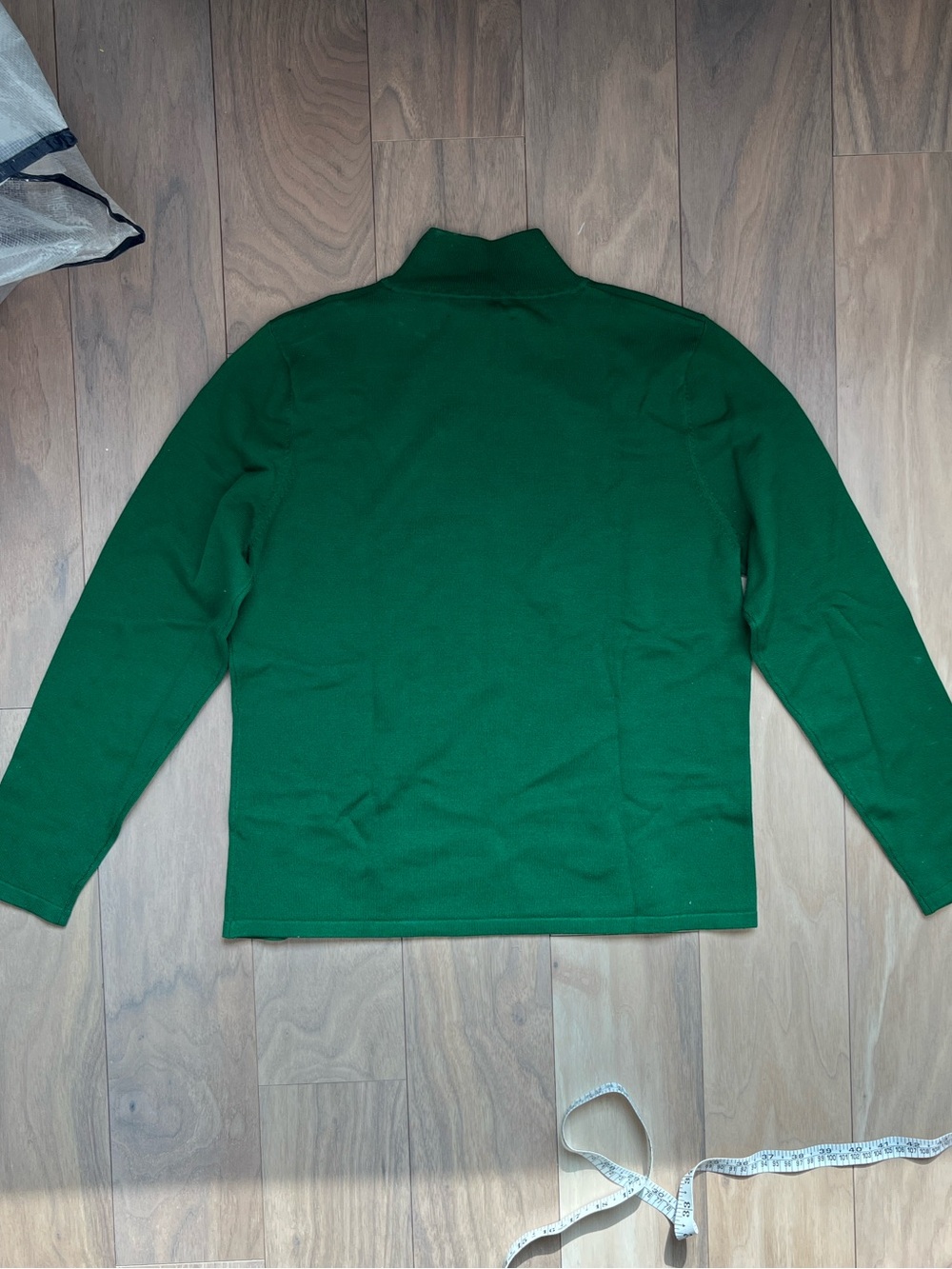 VTG Pendleton Silk Knit Emerald Green Sweater Size Petite M - Picture 5 of 6